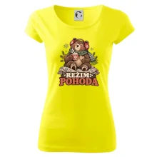 Rodinná vánoční trička - Režim pohoda zimní medvědice máma