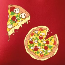 Pizza + Pizza kousek