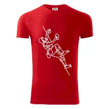 Lezecká stěna jedním tahem