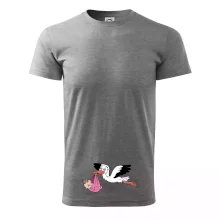 Čáp a miminko - holka (Hana-creative)