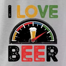 I love beer - palivoměr