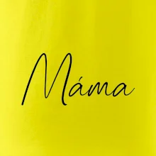 Nápis psací na prsou - máma