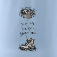 Špinavý boty plnej košík šťastný srdce