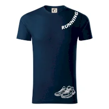 Running nápis šikmo