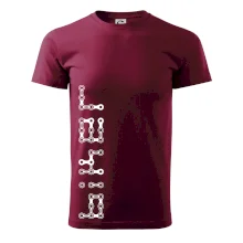 Biker nápis na výšku řetěz