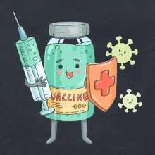 Cartoon vaccine