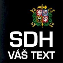 Sbor dobrovolných hasičů - znak bez nápisu + Nápis na zádech