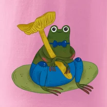 Žába s houbou  (studio-arte.cz)