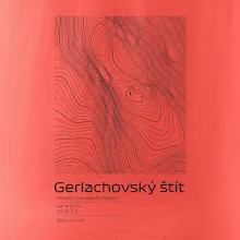Gerlachovský štít - vrstevnice v obdélníku