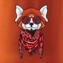 Červená panda hipster