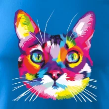 Kočka duhová hlava