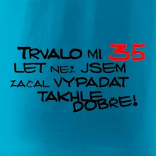 Trvalo mi 35 let než jsem začal vypadat takhle dobře