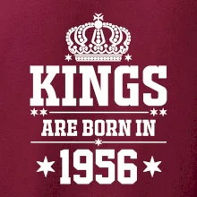 Kings are born in 1956