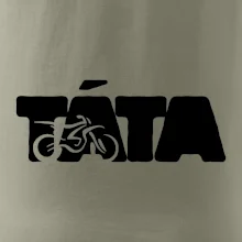 Táta nápis - motorka enduro