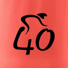 Cyklista slaví čtyřicítku (40)