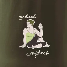Yoga nádech výdech (Radek Pilař ART)