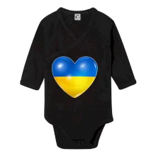 Ukrajina srdce vlajka