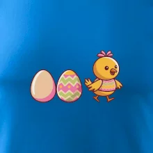 Evoluce vajíčka - velikonoce - kuře