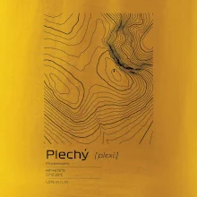 Plechý - vrstevnice v obdélníku