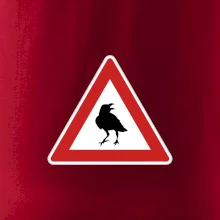 Dopravní značka - Pozor havran