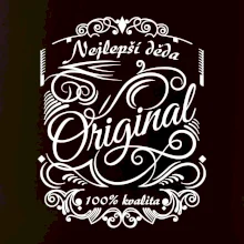 Vintage nejlepší deda 100% kvalita