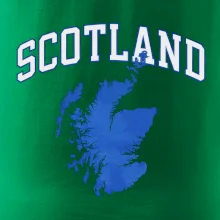 Scotland nápis s mapou Scotland nápis s mapou