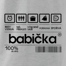 Čárový kód babička Čárový kód babička