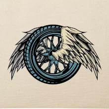 Moto kolo s křídly