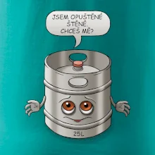 Opuštěné štěně - sud (Hana-creative)