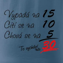 Vypadá, cítí se, chová se - 30 let