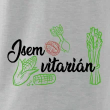 Jsem vitarián - nápis Jsem vitarián - nápis