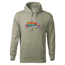 Peace nápis duhový