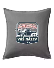 Odtahová služba - erb - červený nápis