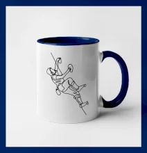 Lezecká stěna jedním tahem