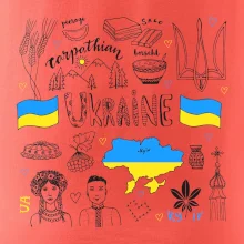 Ukrajina folklor - kreslené obrázky