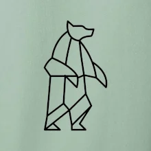 Geometrie lední medvěd stojící