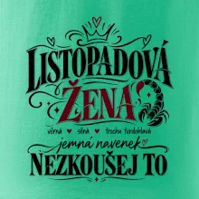 Listopadová žena jemná ale nezkoušej to