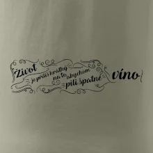 Život je příliš krátký - lahev