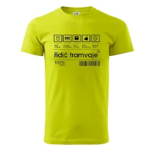 Čárový kód Řidič tramvaje Čárový kód Řidič tramvaje