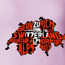 Mapy - názvy měst - Švýcarsko