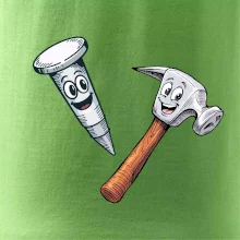 Parové triko - Kladivo a hřebík