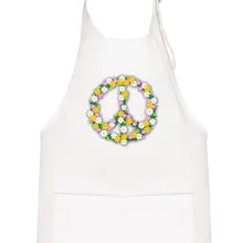 Peace symbol kopretiny