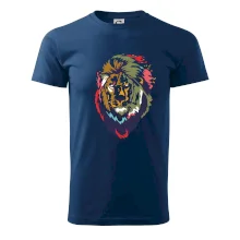 Hlava lva kreslená jednoduchá