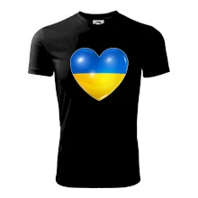 Ukrajina srdce vlajka