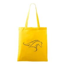 Kůň - bežící silueta hlavy