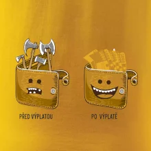 Před výplatou po výplatě  (Pecka design)