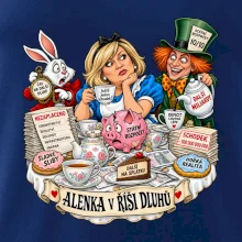 Alenka v říši dluhů čajový dýchánek státního rozpočtu