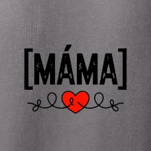 Nápis máma a srdce