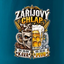 Záříjový chlap -  do 16 káva  od 16 pivo