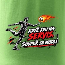 Nohejbalový pekelný servis